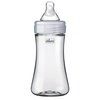image:imageChicco Duo Hybrid Baby Bottle Glass Inside amp Plastic Outside 9 ozGrey