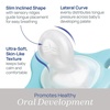 image:imageChicco Dual Soft Orthodontic Pacifier OnePiece Silicone 02m 2PackGreyUltramarine