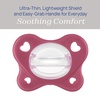 image:imageChicco Dual Soft Orthodontic Pacifier OnePiece Silicone 02m 2PackMulberry
