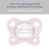 image:imageChicco Dual Soft Orthodontic Pacifier OnePiece Silicone 02m 2PackPearlBallet Slipper