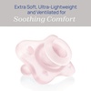 image:imageChicco Dual Soft Orthodontic Pacifier OnePiece Silicone 02m 2PackPink