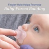 image:imageChicco Dual Soft Orthodontic Pacifier OnePiece Silicone 02m 2PackPink