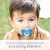 image:imageChicco Dual Soft Orthodontic Pacifier OnePiece Silicone 02m 2PackSapphire