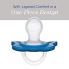 image:imageChicco Dual Soft Orthodontic Pacifier OnePiece Silicone 02m 2PackSapphire