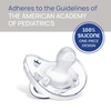 image:imageChicco PhysioForma Silicone Orthodontic Pacifier OnePiece 616m 2PackClear