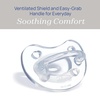 image:imageChicco PhysioForma Silicone Orthodontic Pacifier OnePiece 616m 2PackClear