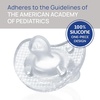 image:imageChicco PhysioForma Silicone Orthodontic Pacifier OnePiece 616m 2PackCrystal