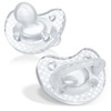 image:imageChicco PhysioForma Silicone Orthodontic Pacifier OnePiece 616m 2PackCrystal