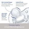 image:imageChicco PhysioForma Silicone Orthodontic Pacifier OnePiece 616m 2PackCrystal
