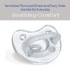 image:imageChicco PhysioForma Silicone Orthodontic Pacifier OnePiece 616m 2PackCrystal