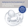 image:imageChicco PhysioForma Silicone Orthodontic Pacifier OnePiece 616m 2PackCrystal