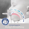 image:imageChicco PhysioForma Silicone Orthodontic Pacifier OnePiece 616m 2PackDark Pink