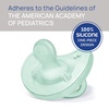 image:imageChicco PhysioForma Silicone Orthodontic Pacifier OnePiece 616m 2PackLight BlueGreen