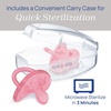 image:imageChicco PhysioForma Silicone Orthodontic Pacifier OnePiece 616m 2PackPink