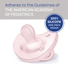 image:imageChicco PhysioForma Silicone Orthodontic Pacifier OnePiece 616m 2PackSoft Pink