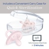 image:imageChicco PhysioForma Silicone Orthodontic Pacifier OnePiece 616m 2PackSpring Collection