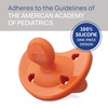 image:imageChicco PhysioForma Silicone Orthodontic Pacifier OnePiece 616m 2PackTerracotta