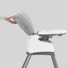 image:imageChicco Stack 123 MultiUse Convertible High Chair for Babies and Toddlers 5Point Harness and 3Position Recline EasyClean Baby High Chair Booster Stool Combo  CadizBlueCadiz