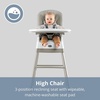 image:imageChicco Stack HiLo 6in1 MultiUse Convertible High Chair Reclines for Babies and Toddlers EasyClean Baby High Chair Booster Toddler Seat Combo  SandBeigeTide