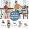 image:imageChicco Stack HiLo 6in1 MultiUse Convertible High Chair Reclines for Babies and Toddlers EasyClean Baby High Chair Booster Toddler Seat Combo  SandBeigeTide
