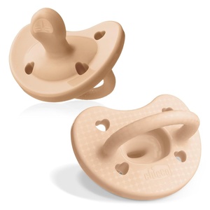 image:imageChicco PhysioForma Silicone Orthodontic Pacifier OnePiece 616m 2PackBlush