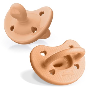 image:imageChicco PhysioForma Silicone Orthodontic Pacifier OnePiece 616m 2PackCantaloupe