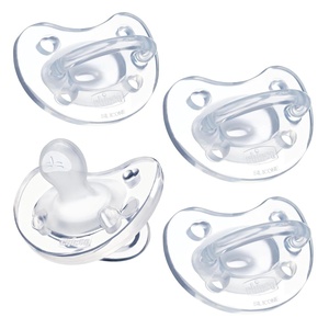 image:imageChicco PhysioForma Silicone Orthodontic Pacifier OnePiece 616m 2PackClear