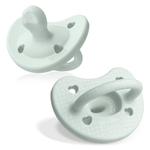 image:imageChicco PhysioForma Silicone Orthodontic Pacifier OnePiece 616m 2PackMint