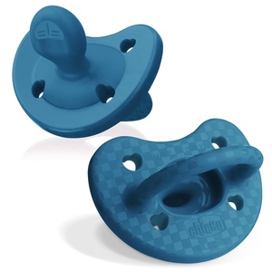 image:imageChicco PhysioForma Silicone Orthodontic Pacifier OnePiece 616m 2PackOcean Blue