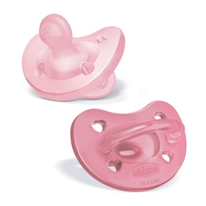 image:imageChicco PhysioForma Silicone Orthodontic Pacifier OnePiece 616m 2PackPink