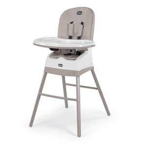 image:imageChicco Stack HiLo 6in1 MultiUse Convertible High Chair Reclines for Babies and Toddlers EasyClean Baby High Chair Booster Toddler Seat Combo  SandBeigeSand