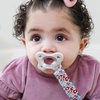 image:imageChicco 2in1 Universal Pacifier Clip with Loop amp Ring AttachmentFashion Pacifier Clip  Multicolor