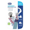 image:imageChicco 2in1 Universal Pacifier Clip with Loop amp Ring AttachmentFashion Pacifier Clip  Multicolor