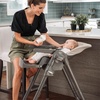 image:imageChicco Polly SpaceSaving Foldable High Chair for Babies and ToddlersTaupe