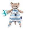 image:imageChicco Pocket Buddies Soft Pacifier HolderLovey Soothing Plush Toy Animal 0m Pink BunnyBlue