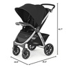 image:imageChicco Bravo Sport Travel System wKeyFit Sport Infant Car Seat amp BaseBlack