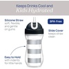 image:imageChicco Insulated FlipTop Straw Sippy Cup for Toddlers 12m 9oz 2PackBlackWhite