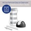 image:imageChicco Insulated FlipTop Straw Sippy Cup for Toddlers 12m 9oz 2PackBlackWhite
