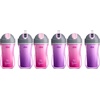 image:imageChicco Insulated FlipTop Straw Sippy Cup for Toddlers 12m 9oz 2PackDream PinkPurple