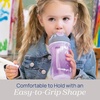 image:imageChicco Insulated FlipTop Straw Sippy Cup for Toddlers 12m 9oz 2PackDream PinkPurple