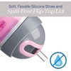 image:imageChicco Insulated FlipTop Straw Sippy Cup for Toddlers 12m 9oz 2PackDream PinkPurple