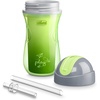 image:imageChicco Insulated FlipTop Straw Sippy Cup for Toddlers 12m 9oz 2PackGreen PlayTeal