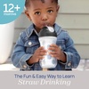 image:imageChicco Insulated FlipTop Straw Sippy Cup for Toddlers 12m 9oz 2PackSilverFloralPurple