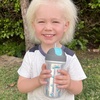 image:imageChicco Insulated FlipTop Straw Sippy Cup for Toddlers 12m 9oz 2PackSunburst SilverBlue