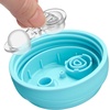 image:imageChicco Insulated Rim Spout Training Sippy Cup for Toddlers 12m 9oz 2PkTealPinkFloral Pack of 3
