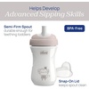 image:imageChicco Sport Spout Training Sippy Cup for Toddlers 9m 9oz 2PackCoralGrey