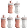 image:imageChicco Sport Spout Training Sippy Cup for Toddlers 9m 9oz 2PackCoralGrey