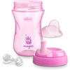 image:imageChicco Sport Spout Training Sippy Cup for Toddlers 9m 9oz 2PackPale BlueTeal