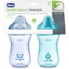 image:imageChicco Sport Spout Training Sippy Cup for Toddlers 9m 9oz 2PackPale PinkLavender
