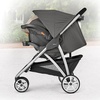 image:imageChicco Viaro Travel System Viaro QuickFold Stroller with KeyFit 30 Infant Car Seat and Base BlackBlackTechnaBlackSilver